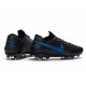 Tacos de Futbol Nike Tiempo Legend 8 Elite FG Negro Azul