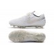 Tacos de Futbol Nike Tiempo Legend 8 Elite FG Blanco Platino Gris Lobo