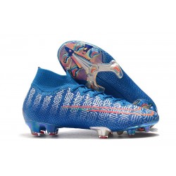 Zapatillas Nike Mercurial Superfly 7 Elite FG Azul Rojo