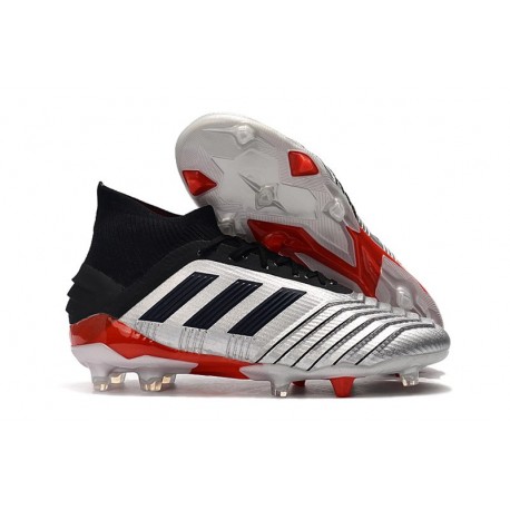 Botas de Fútbol adidas Predator 19.1 FG Hombre - Metal Negro