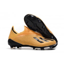 Zapatillas de Tacos Adidas X 19+ FG Naranja Negro