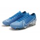 Zapatos de Fútbol Nike Mercurial Vapor XIII Elite FG - Azul Blanco