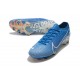 Zapatos de Fútbol Nike Mercurial Vapor XIII Elite FG - Azul Blanco