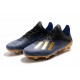 Adidas Botas de Futbol X 19.1 FG Azul Oro Negro
