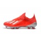 Adidas Botas de Futbol X 19.1 FG Rojo Plata