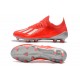 Adidas Botas de Futbol X 19.1 FG Rojo Plata