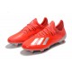 Adidas Botas de Futbol X 19.1 FG Rojo Plata