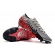 Zapatos Neymar Nike Mercurial Vapor XIII Elite FG - NJR Platino Negro Rojo