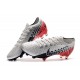 Zapatos Neymar Nike Mercurial Vapor XIII Elite FG - NJR Platino Negro Rojo
