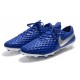 Tacos de Futbol Nike Tiempo Legend 8 Elite FG Azul Blanco