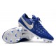 Tacos de Futbol Nike Tiempo Legend 8 Elite FG Azul Blanco