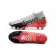 Neymar Nike Mercurial Superfly 7 Elite FG Cromado Negro Rojo Platino