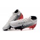 Neymar Nike Mercurial Superfly 7 Elite FG Cromado Negro Rojo Platino