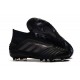 Tacón de Fútbol adidas Predator 19+ FG - Negro