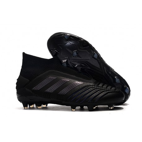 Tacón de Fútbol adidas Predator 19+ FG - Negro