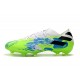 Nuevas Botas adidas Nemeziz Messi 19.1 FG Blanco Verde Azul