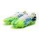 Nuevas Botas adidas Nemeziz Messi 19.1 FG Blanco Verde Azul