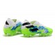 Nuevas Botas adidas Nemeziz Messi 19.1 FG Blanco Verde Azul
