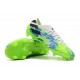 Nuevas Botas adidas Nemeziz Messi 19.1 FG Blanco Verde Azul
