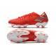 Nuevas Botas adidas Nemeziz Messi 19.1 FG Rojo Plata