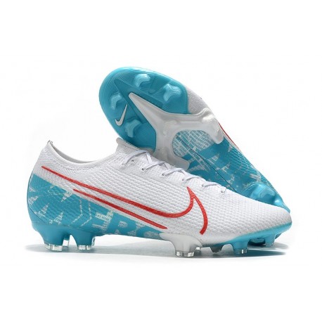 Zapatos de Fútbol Nike Mercurial Vapor XIII Elite FG - Blanco Azul