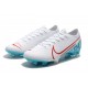 Zapatos de Fútbol Nike Mercurial Vapor XIII Elite FG - Blanco Azul