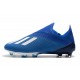 Zapatillas de Tacos Adidas X 19+ FG Azul Blanco
