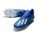 Zapatillas de Tacos Adidas X 19+ FG Azul Blanco