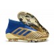 adidas Bota de Fútbol Predator 19+ FG - Oro Azul