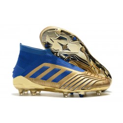adidas Bota de Fútbol Predator 19+ FG - Oro Azul