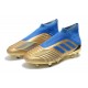 adidas Bota de Fútbol Predator 19+ FG - Oro Azul