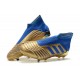 adidas Bota de Fútbol Predator 19+ FG - Oro Azul