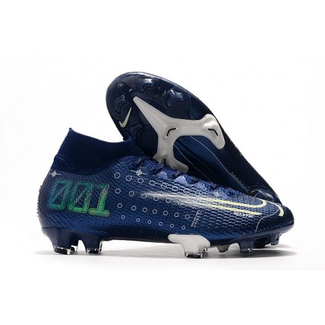 Zapatillas Nike Dream Speed Mercurial Superfly 7 Elite FG Azul Blanco