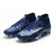 Zapatillas Nike Dream Speed Mercurial Superfly 7 Elite FG Azul Blanco
