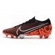 Nike Zapatillas Mercurial Vapor 13 Elite FG Edición Limitada Negro Blanco Hyper Crimson