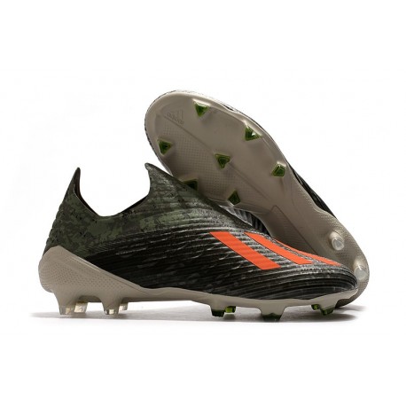 Zapatillas de Tacos Adidas X 19+ FG Verde Naranja Chalk