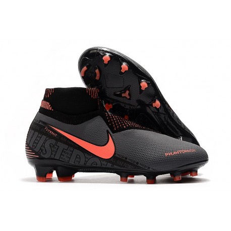 Nike Phantom VSN Elite DF FG - Gris Oscuro/Mango Brillante/Negro