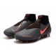 Nike Phantom VSN Elite DF FG - Gris Oscuro/Mango Brillante/Negro