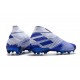 Zapatos de Fútbol adidas Nemeziz 19+ FG Blanco Azul