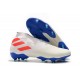 Zapatos de Fútbol adidas Nemeziz 19+ FG Blanco Naranja