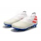 Zapatos de Fútbol adidas Nemeziz 19+ FG Blanco Naranja