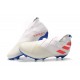 Zapatos de Fútbol adidas Nemeziz 19+ FG Blanco Naranja