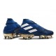Zapatos de Fútbol adidas Nemeziz 19+ FG Azul Blanco