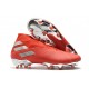 Zapatos de Fútbol adidas Nemeziz 19+ FG Rojo Plata