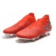 Zapatos de Fútbol adidas Nemeziz 19+ FG Rojo Plata