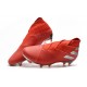 Zapatos de Fútbol adidas Nemeziz 19+ FG Rojo Plata