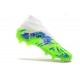 Zapatos de Fútbol adidas Nemeziz 19+ FG Blanco Verde Azul