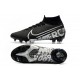 Nike Zapatos Mercurial Superfly VII Elite SE FG Negro Gris Metalizado Gris