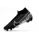Nike Zapatos Mercurial Superfly VII Elite SE FG Negro Gris Metalizado Gris