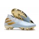adidas Nemeziz 19+ FG Zapatillas de Fútbol -Agua/Dorado metalizado /Blanco